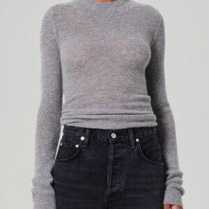 NWOT Alessia Crewneck Sweater in Dark Heather Gray